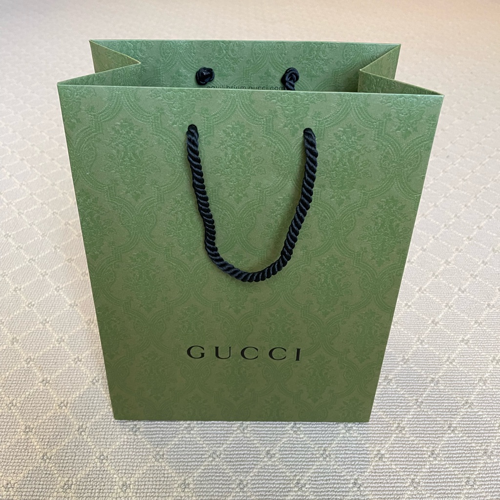 Authentic Gucci Shopping Bag